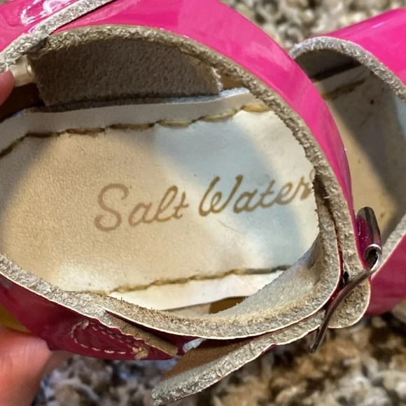 The Salt Water Sandal by Hoy Pink Patent Leather - Picture 2 of 5